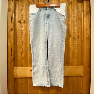 Y2K 7 For All Mankind Maternity Bootcut Light Washed Jeans Size 28